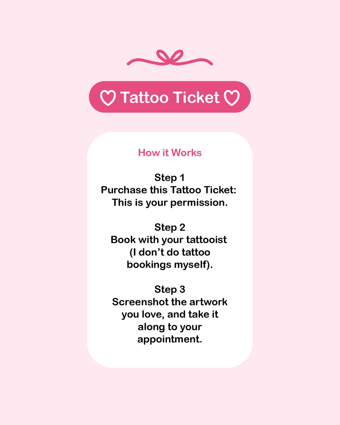 Tattoo Ticket