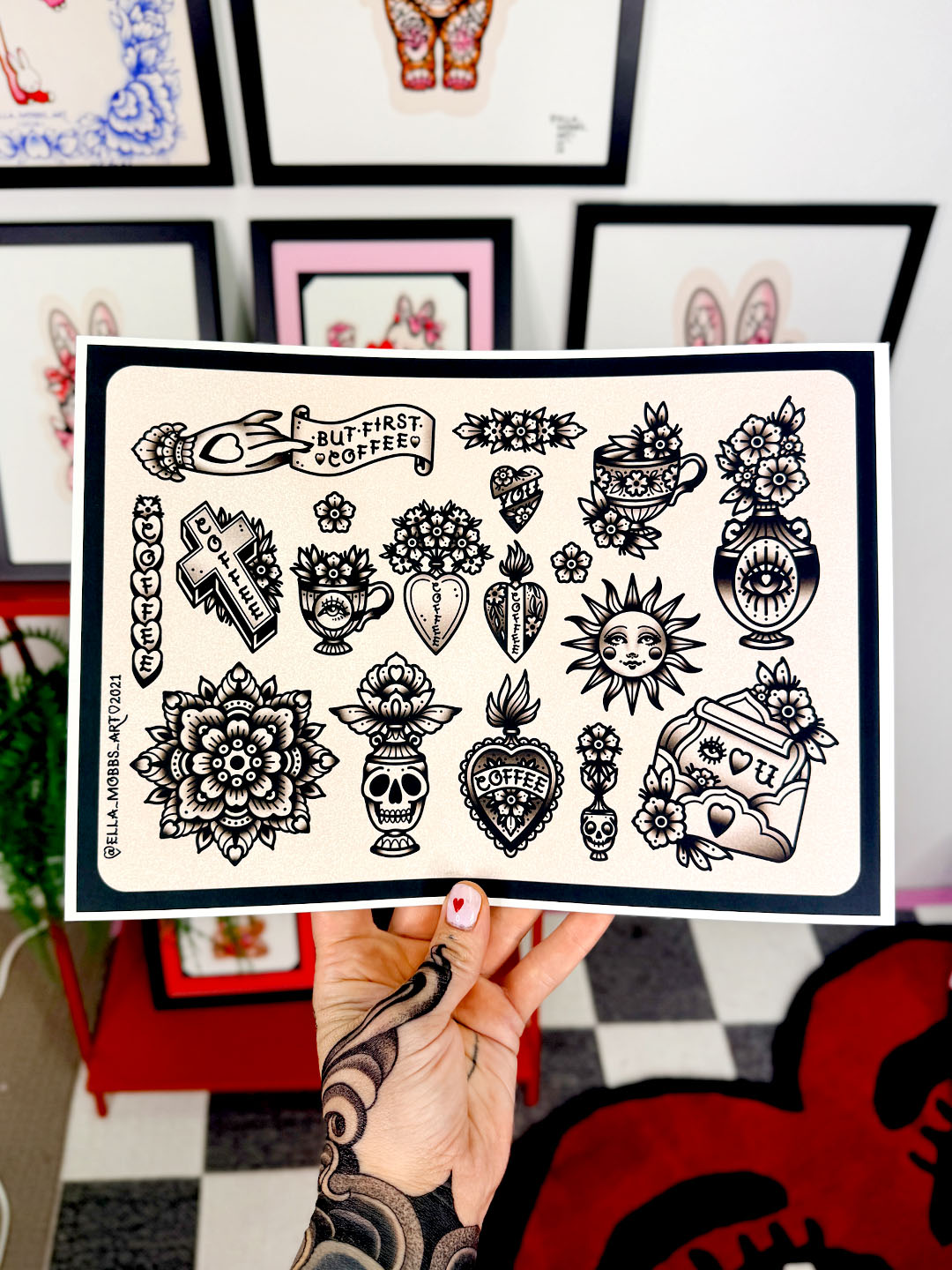 Tattoo Flash - Ella Mobbs