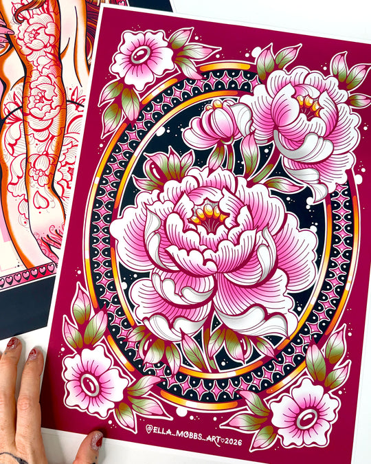 Peonies Print