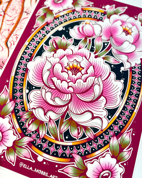 Peonies Print
