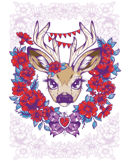 Bambi Deer Art Print