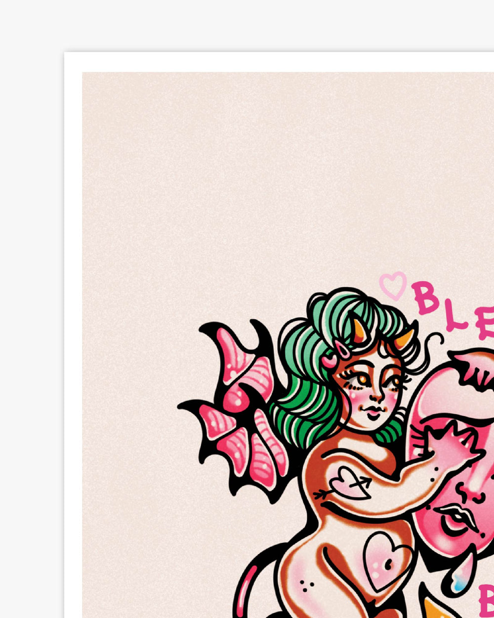 Blessed Brat Print