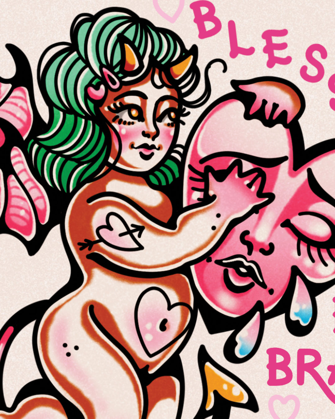 Blessed Brat Print