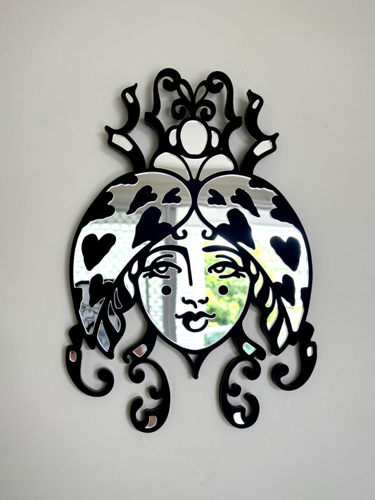 Bug Lady Mirror Wall Hanging