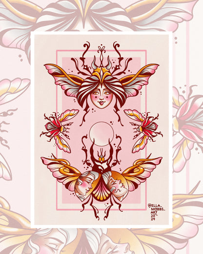 Bugs and Ladies Art Print