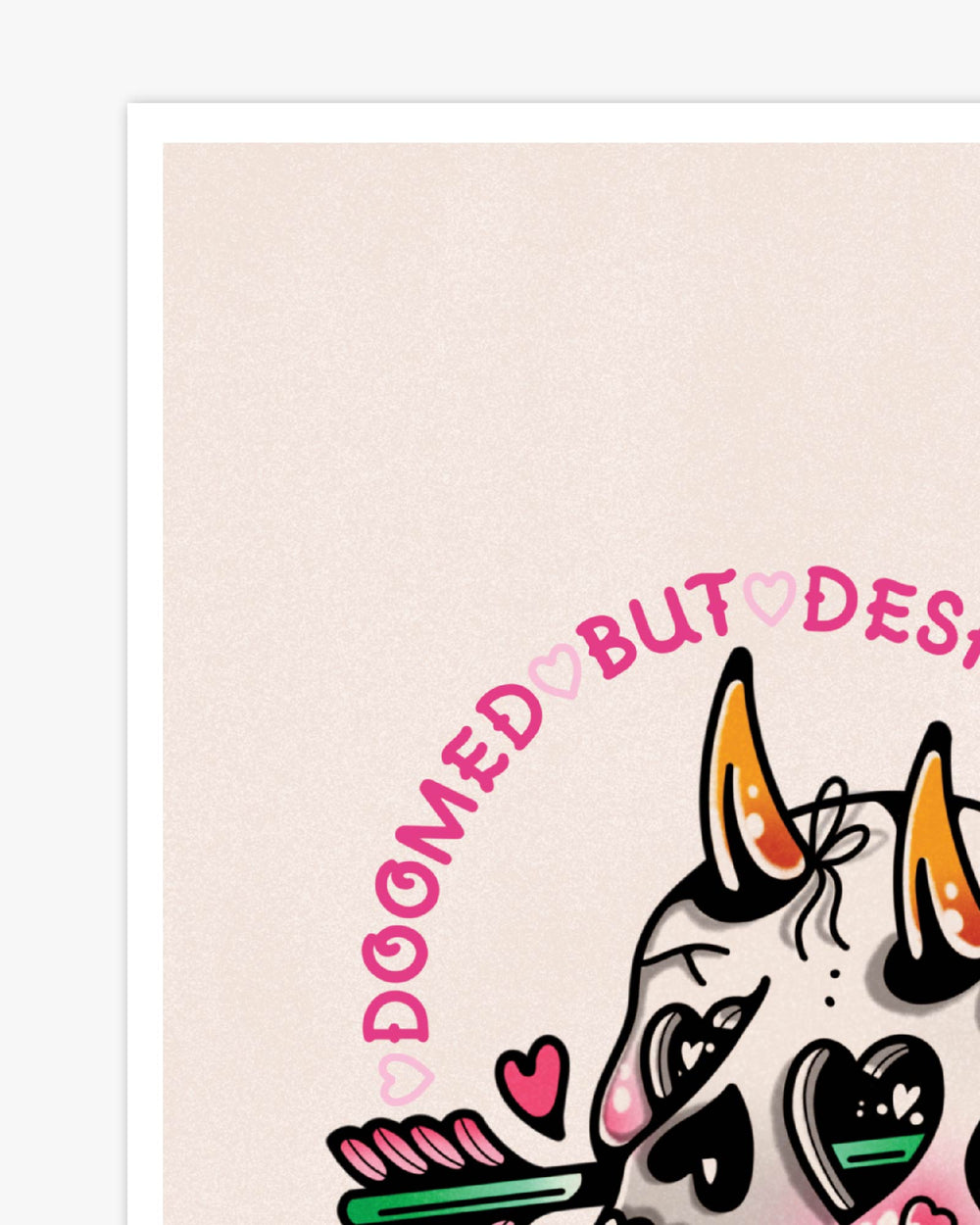 Doomed Skull Print