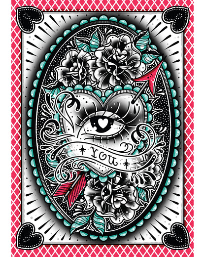 Eye Heart You Art Print