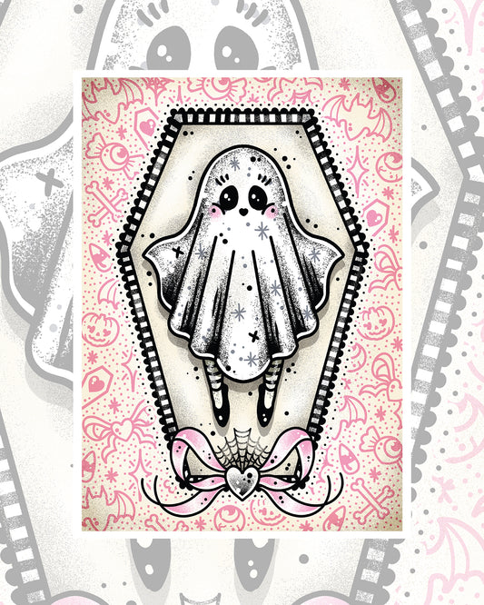 Ghost Girl Art Print