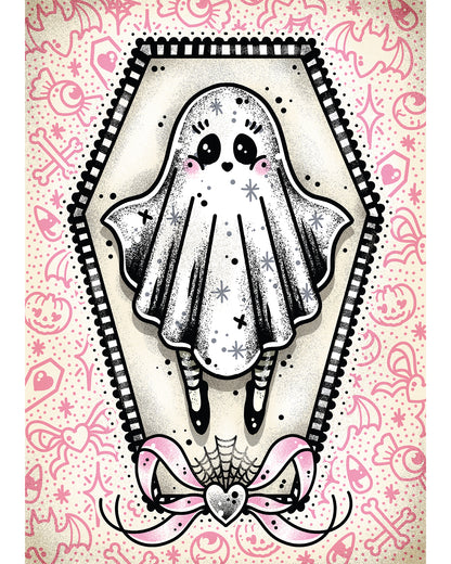 Ghost Girl Art Print