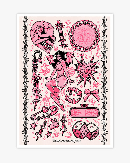 Girl Flash Part One Print