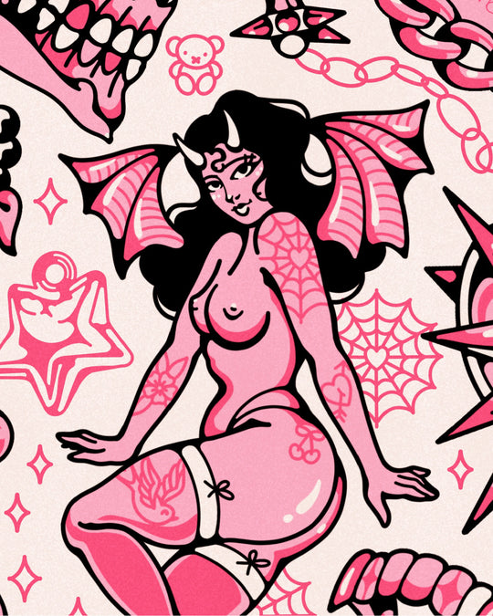 Girl Flash Part One Print