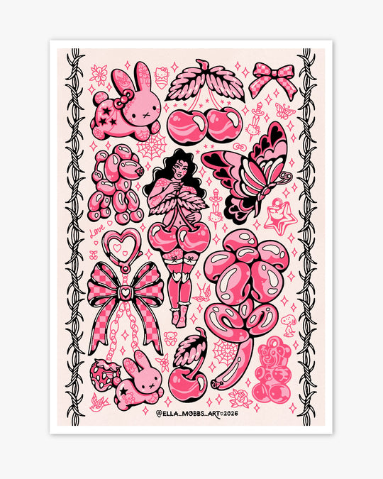Girl Flash Part Two Print