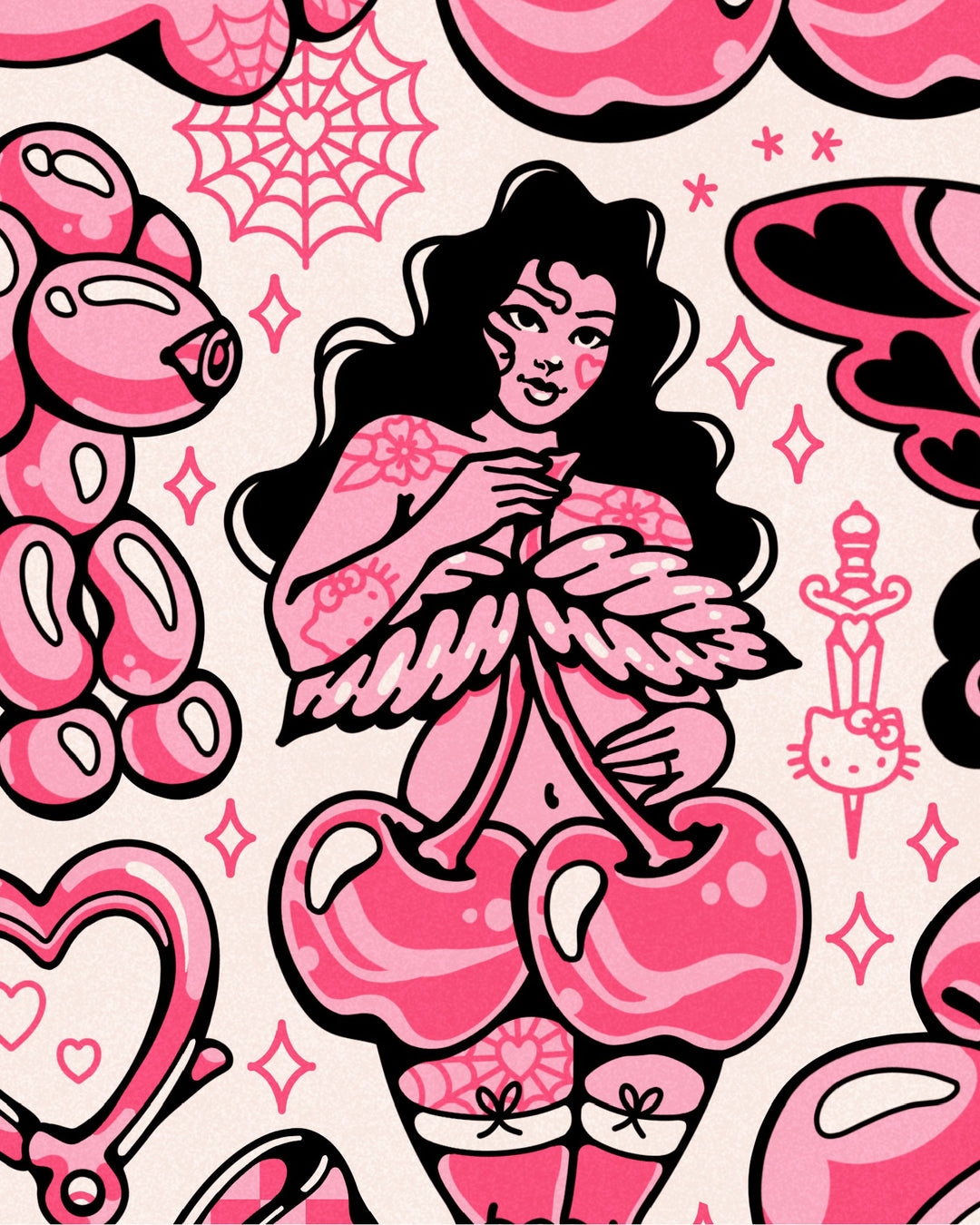 Girl Flash Part Two Print