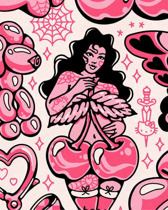 Girl Flash Part Two Print