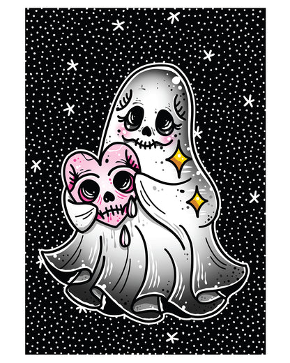 Halloween Ghost Art Print