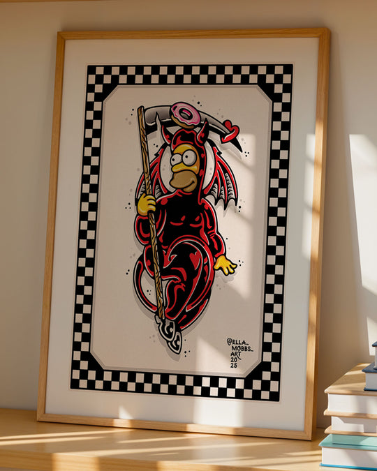 Homer Cupid Print