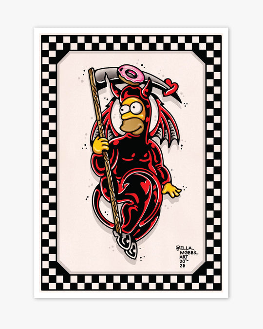 Homer Cupid Print