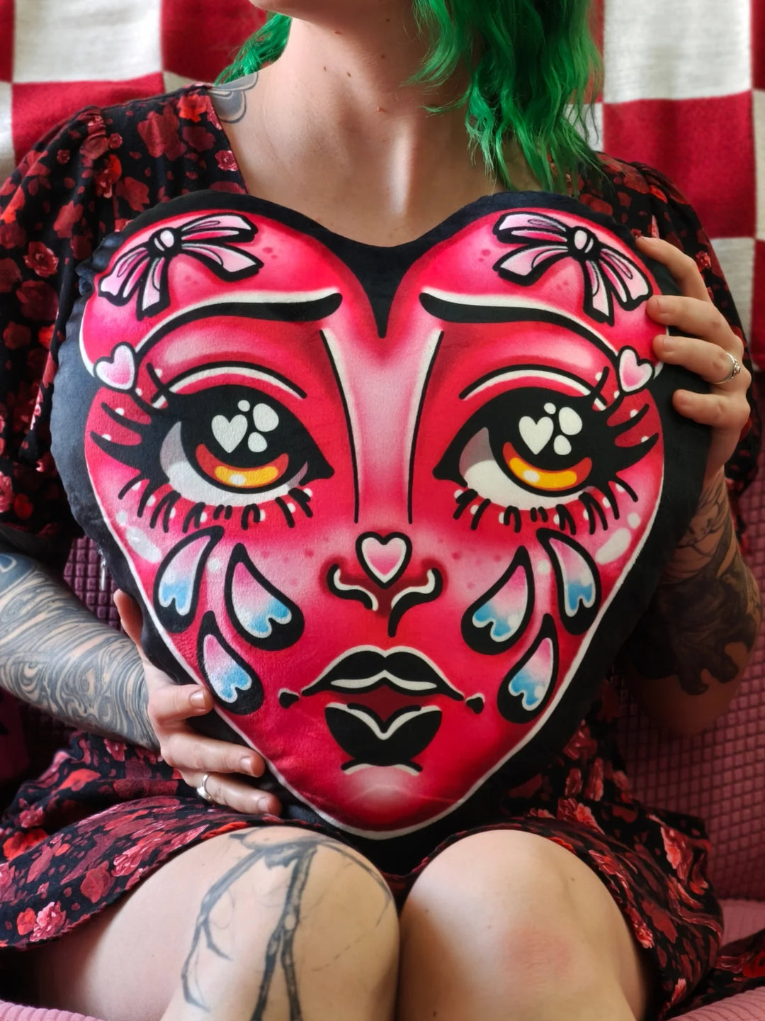 Crying Heart Pillow