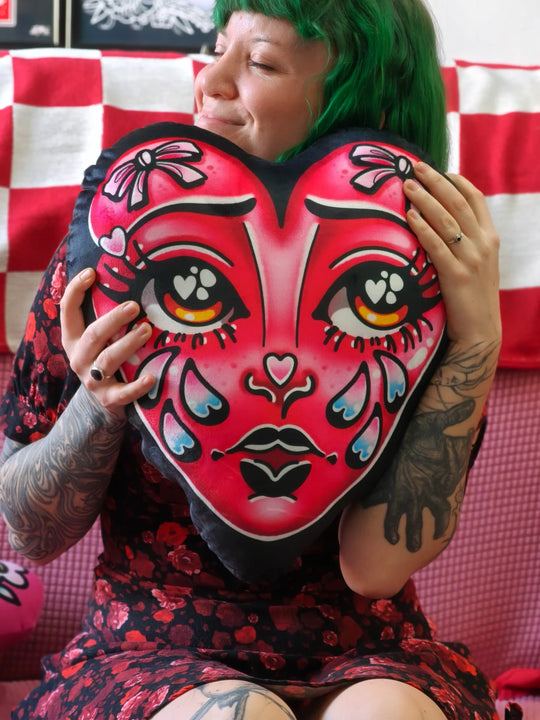 Crying Heart Pillow