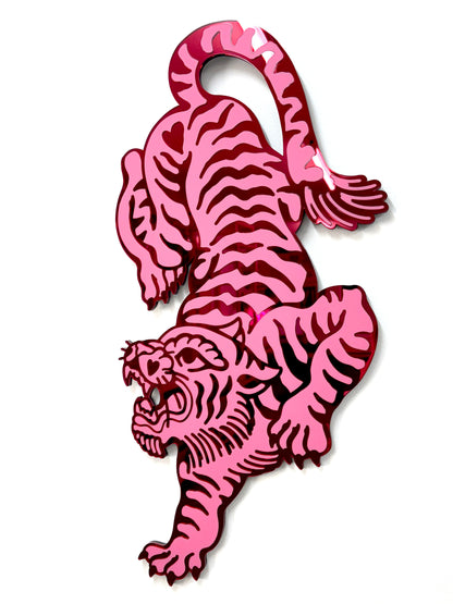 Crawling Panther Tiger Wall Hanging