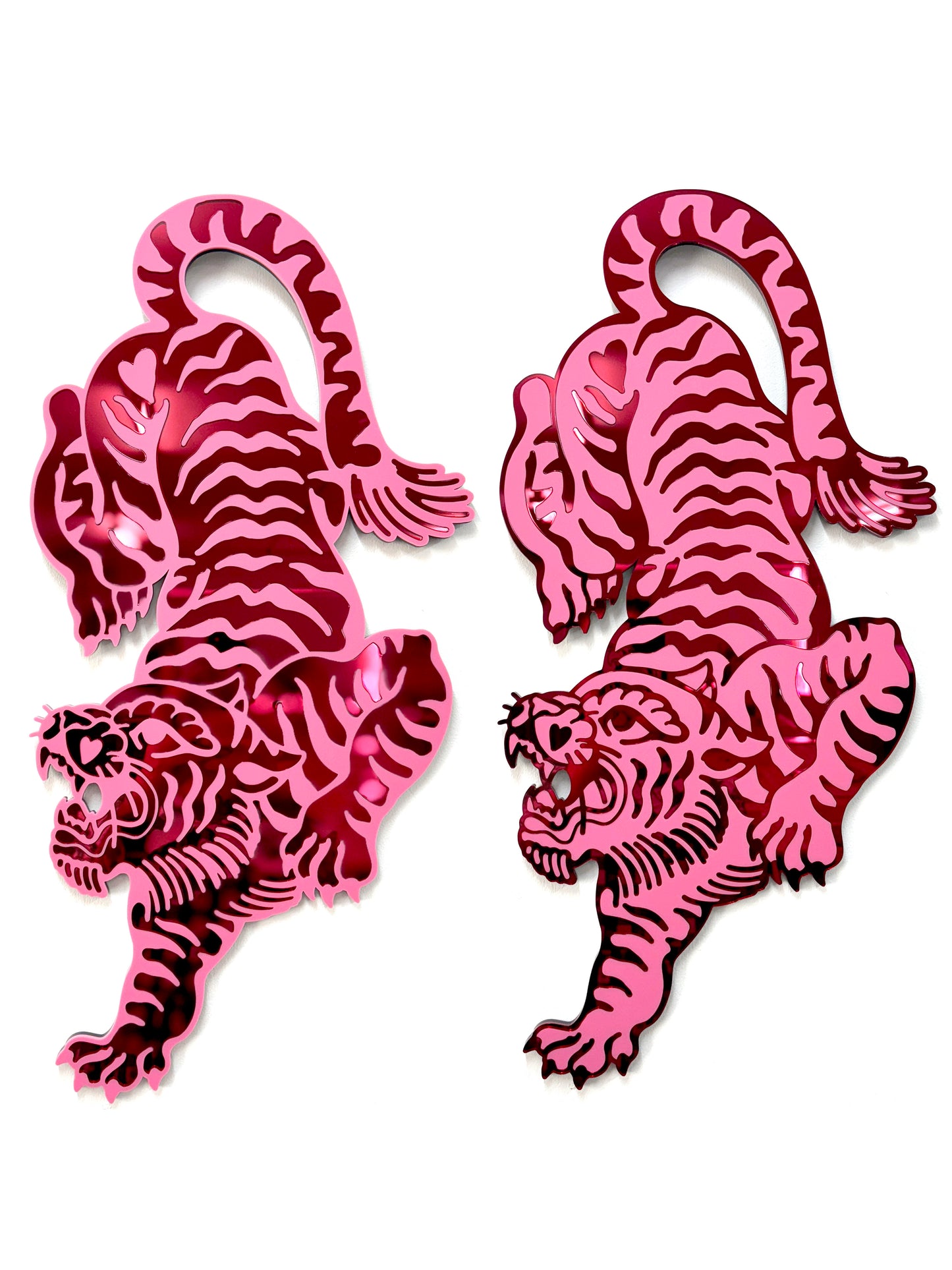 Crawling Panther Tiger Wall Hanging