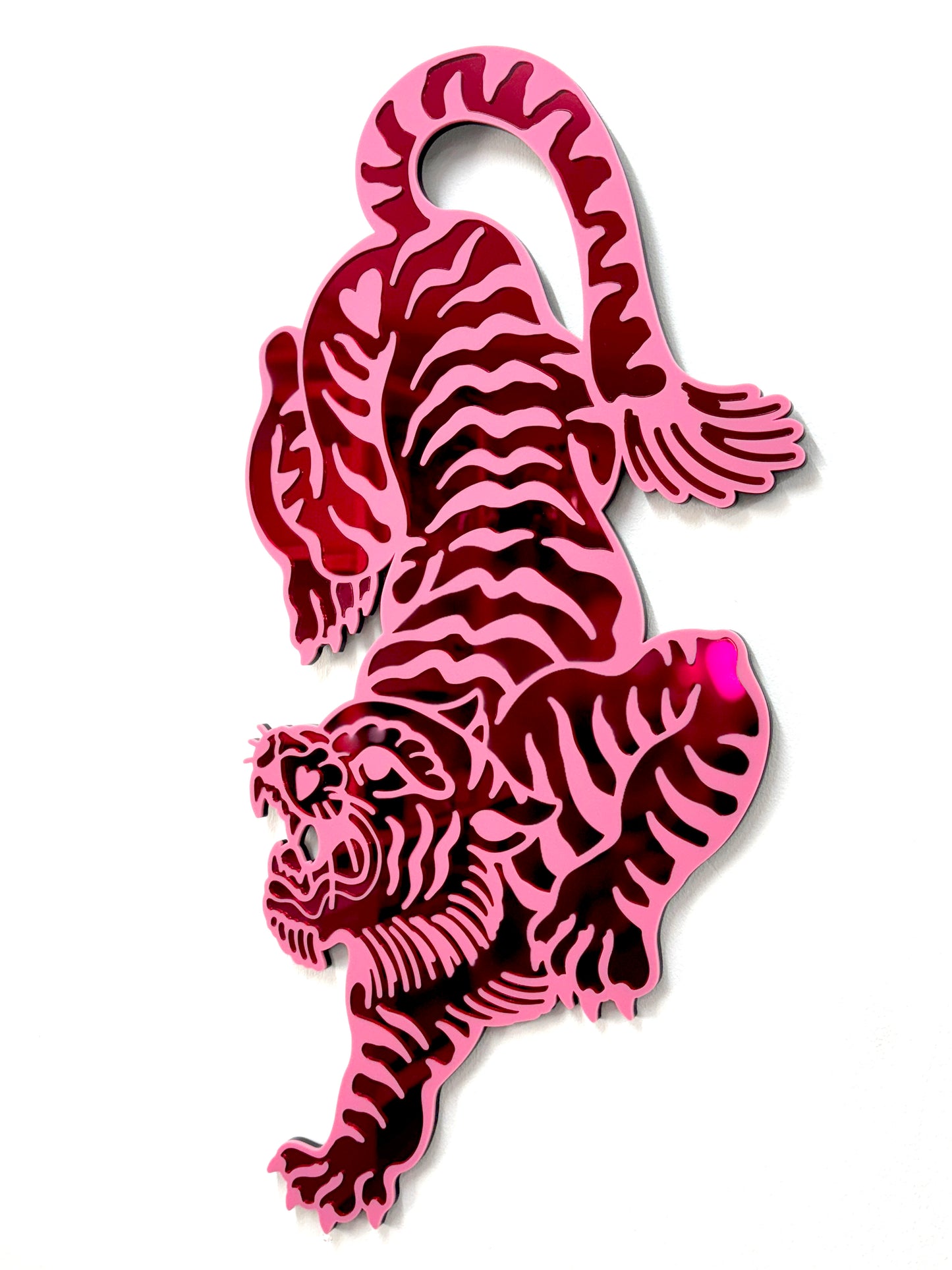 Crawling Panther Tiger Wall Hanging