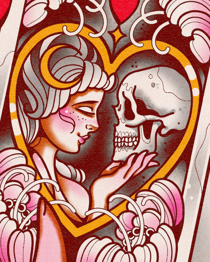 The Lovers Tarot Art Print