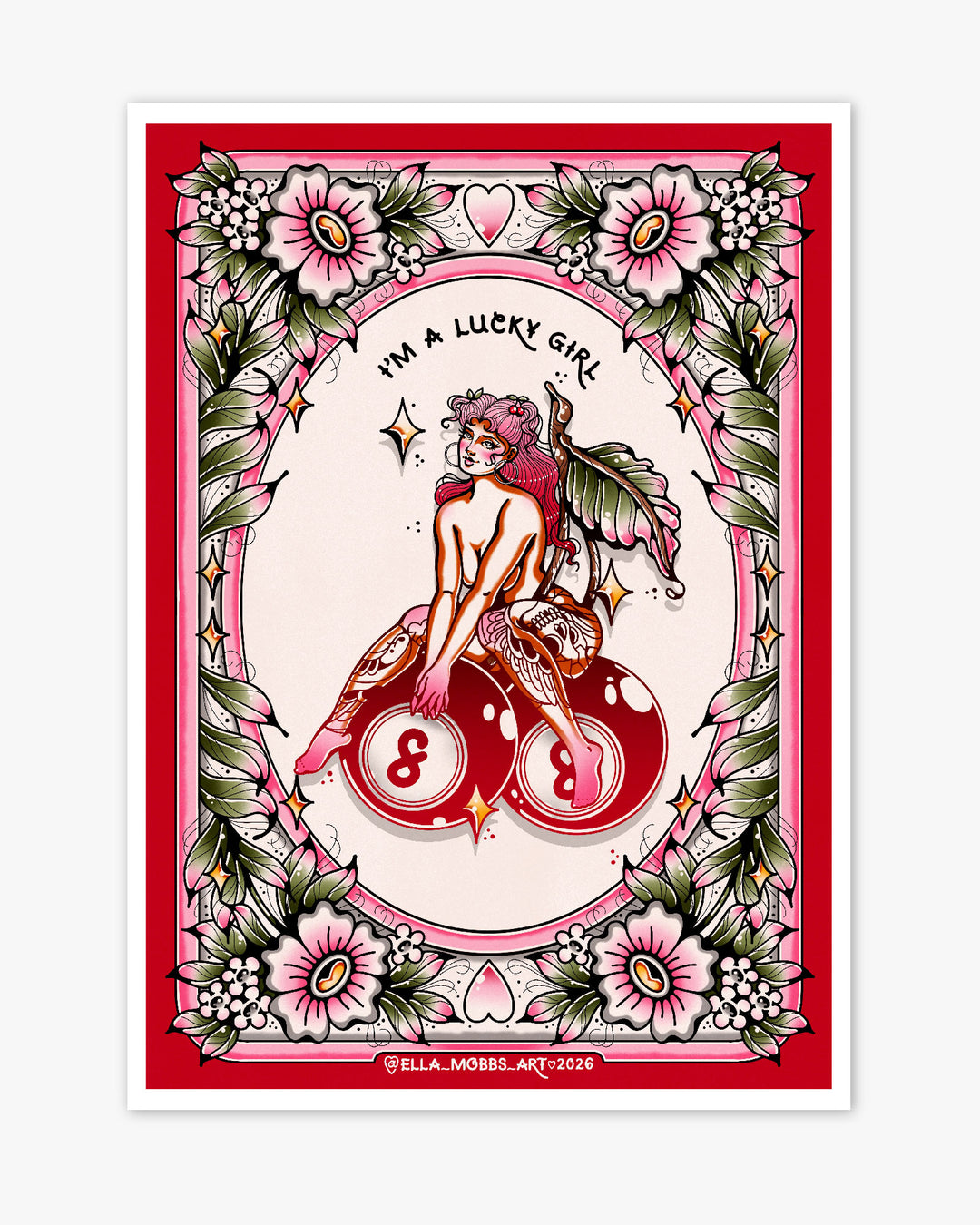 Lucky Girl Print