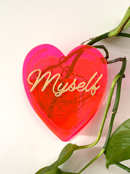 SALE Love Myself Heart Vase