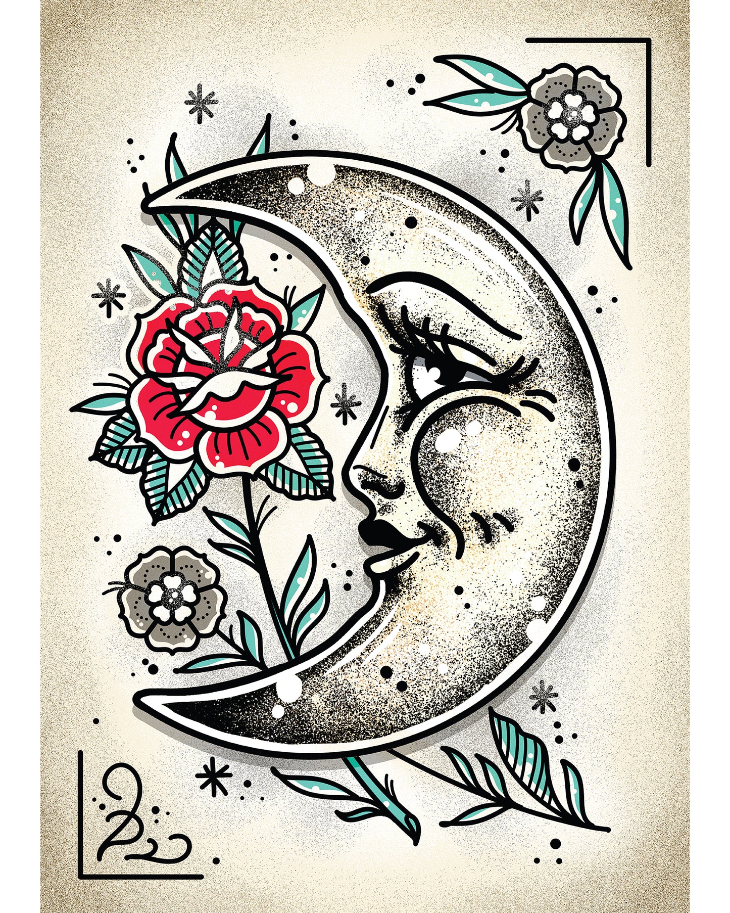 Moon Art Print