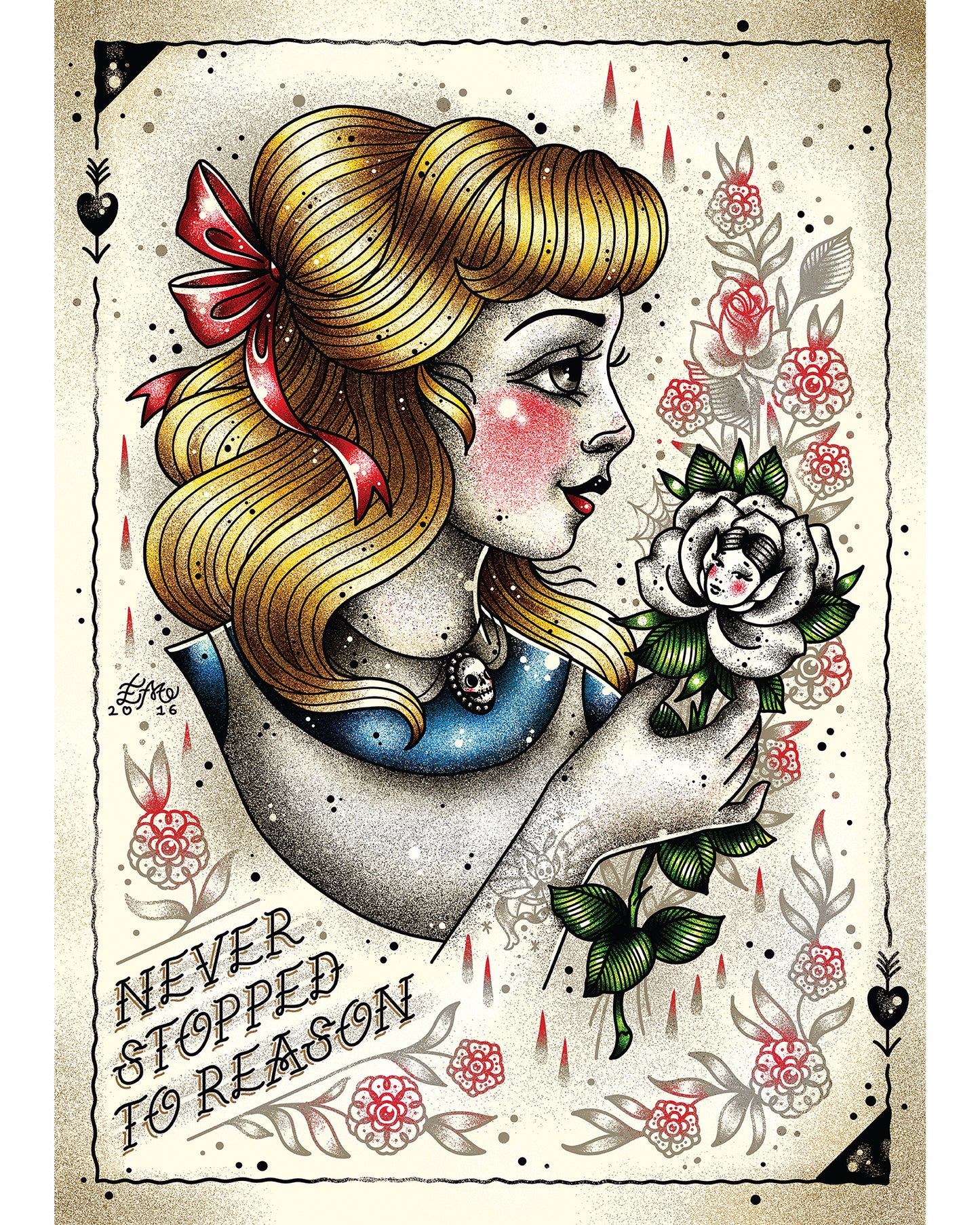 Never Stopped Art Print