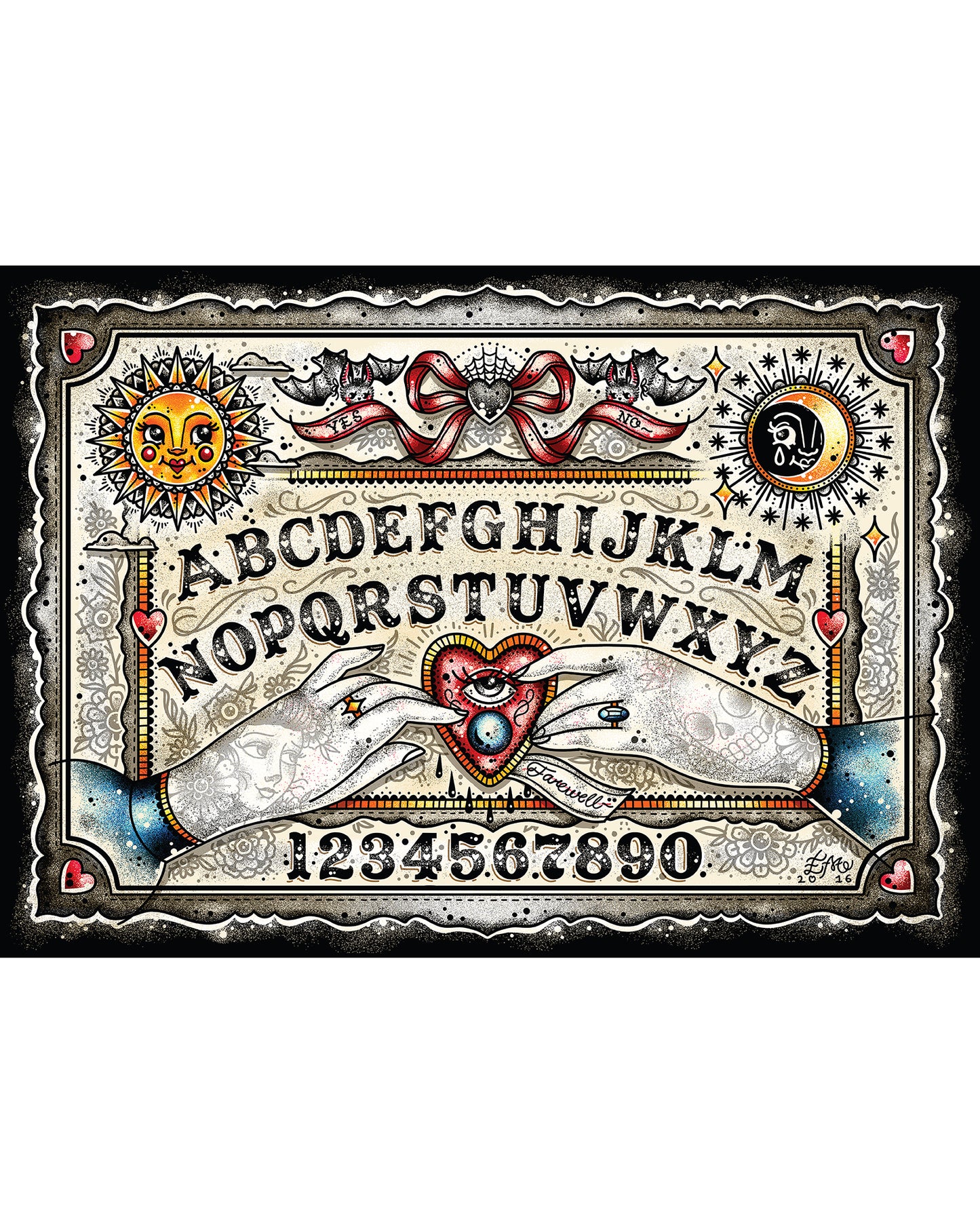 Ouija Board Art Print