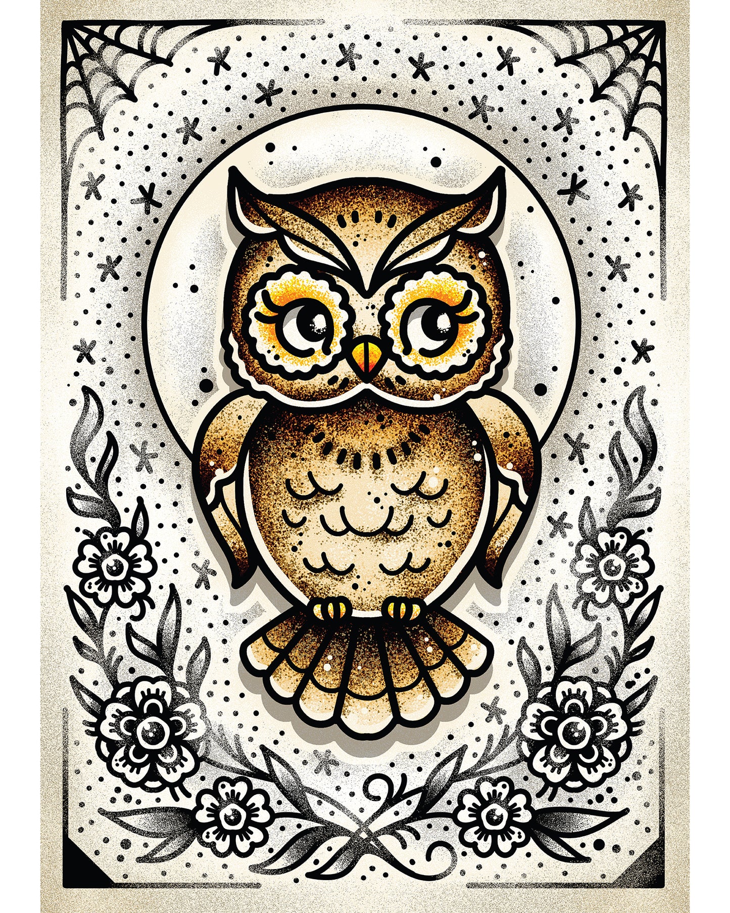 Owl Art Print