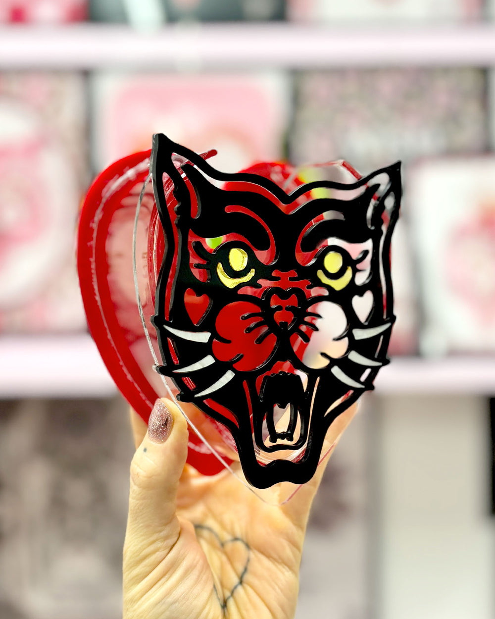 Panther Heart Vase