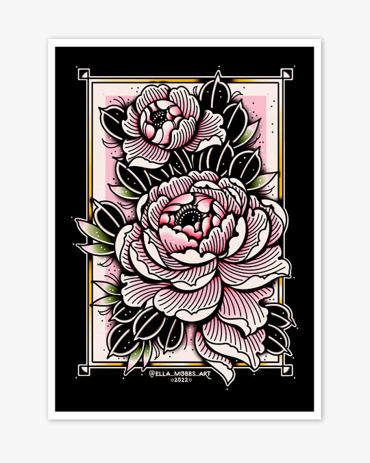 Peony Print