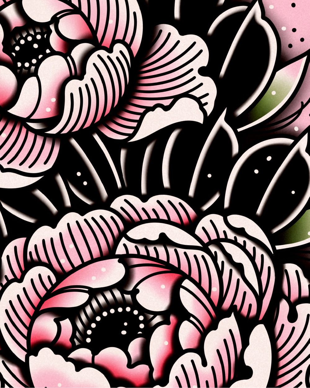 Peony Print