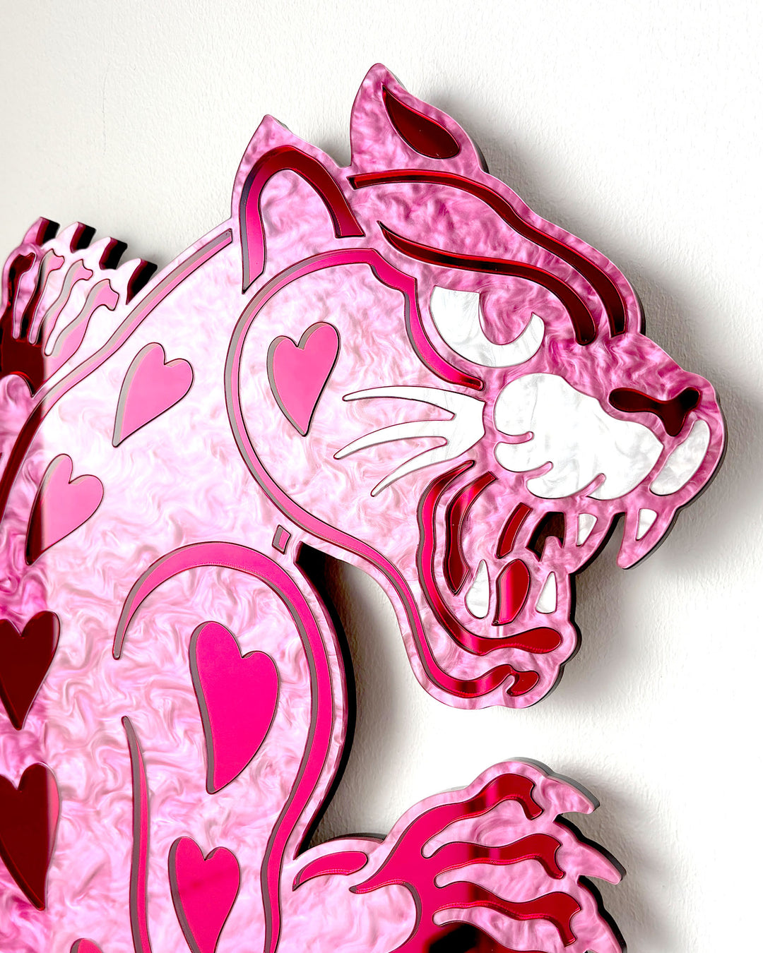 Panther Wall Hanging (Pink)