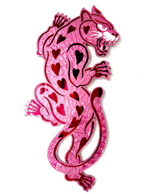 Panther Wall Hanging (Pink)