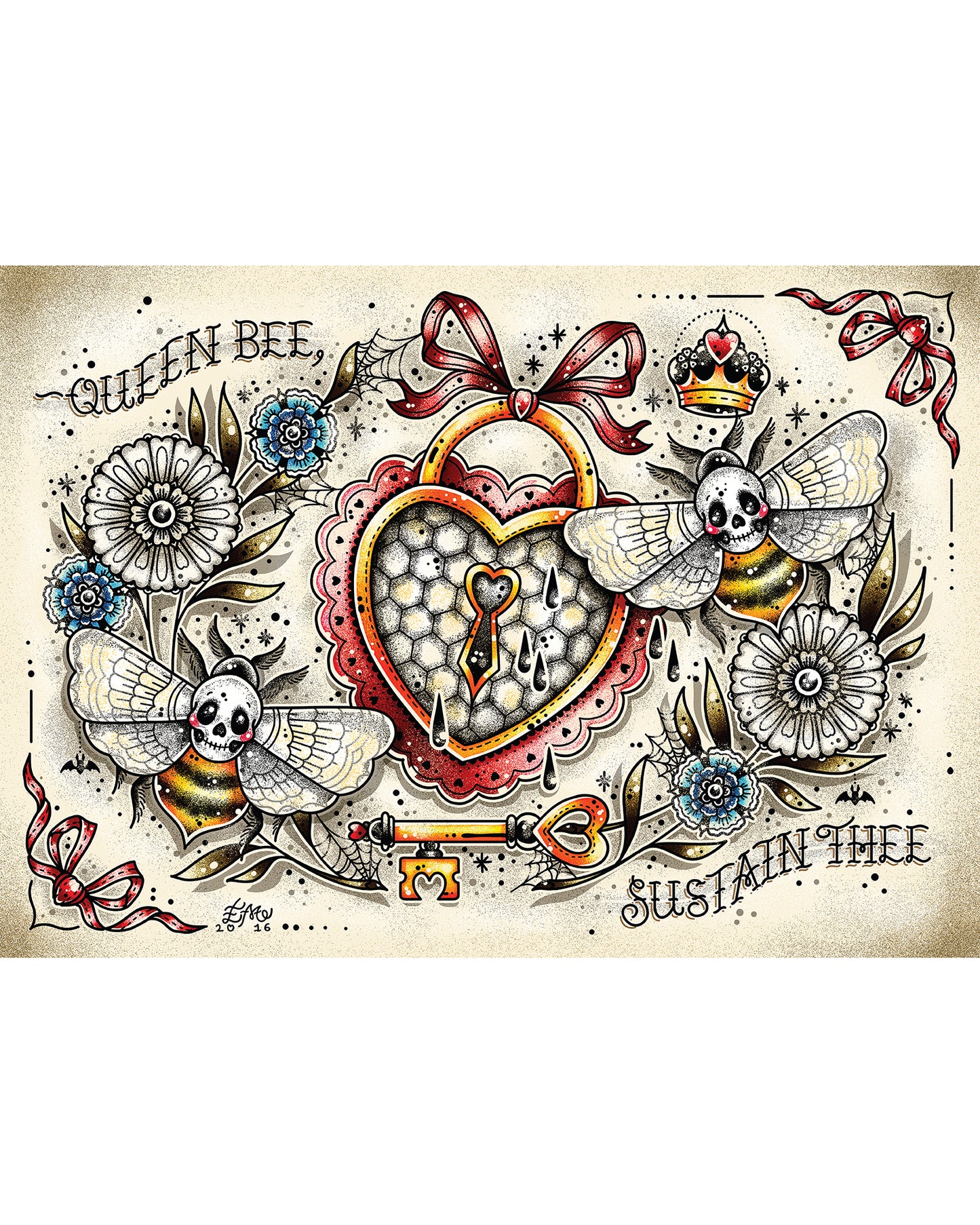 Queen Bee Art Print