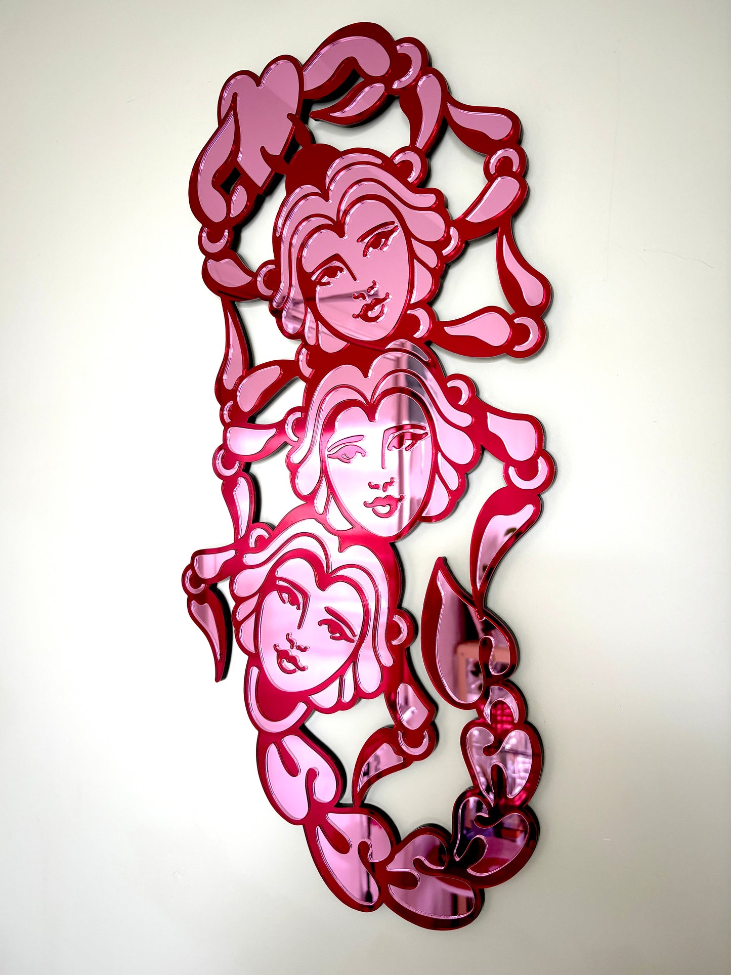 Scorpion Ladies Mirror Wall Hanging