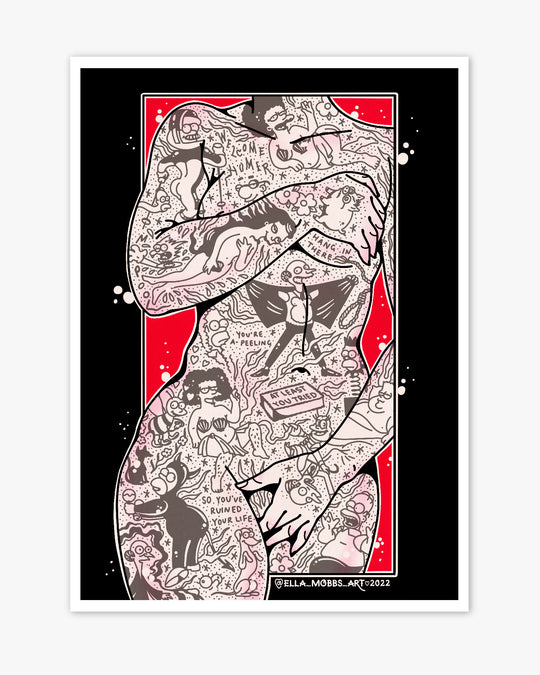 Simpsons Torso Print