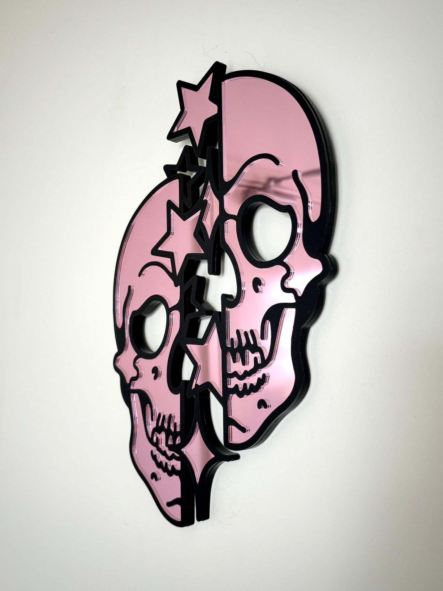 Skull Stars Mirror Wall Hanging