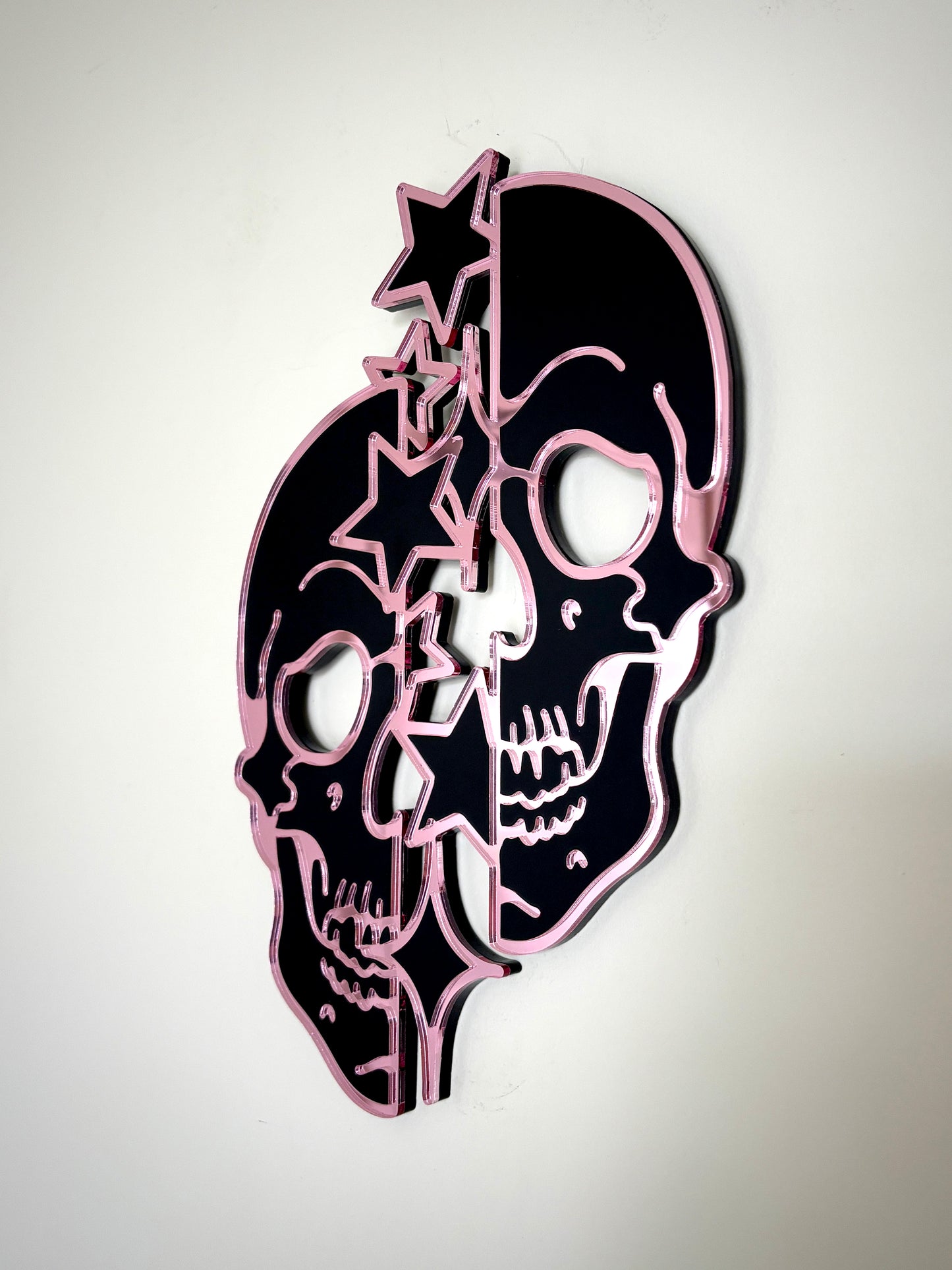 Skull Stars Mirror Wall Hanging