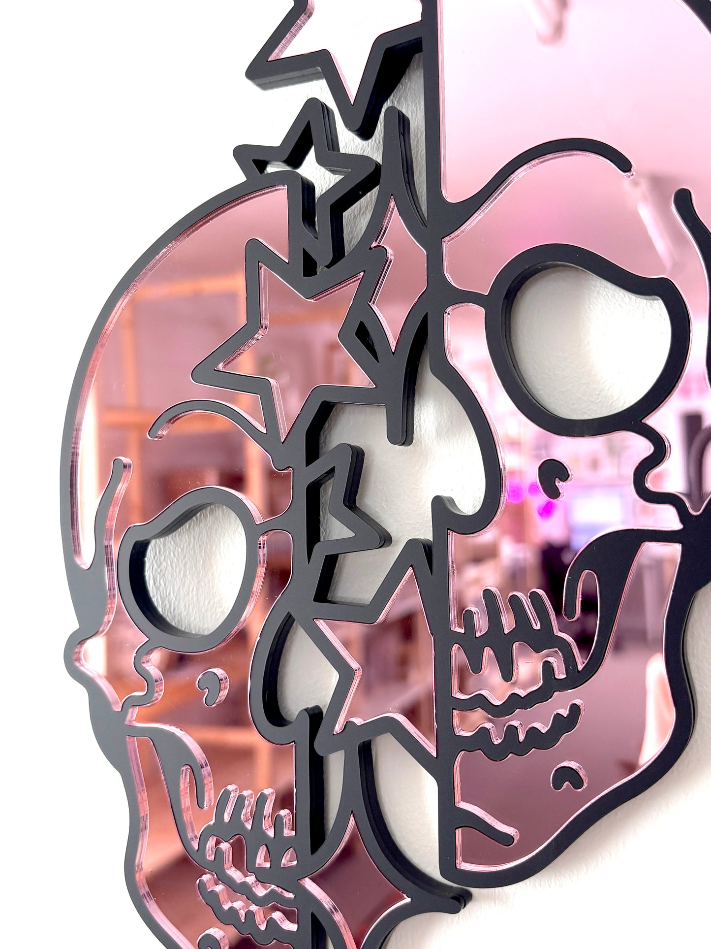 Skull with Stars Wall Hanging