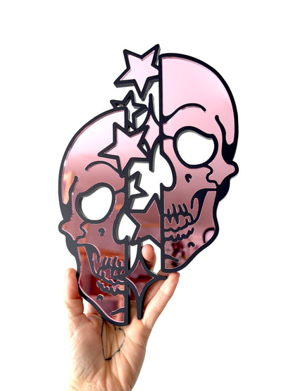 Skull with Stars Wall Hanging