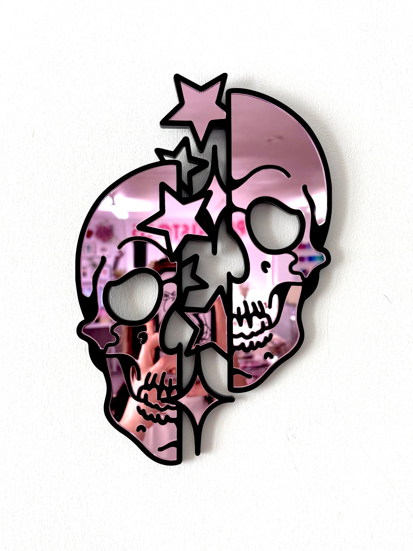 Skull with Stars Wall Hanging