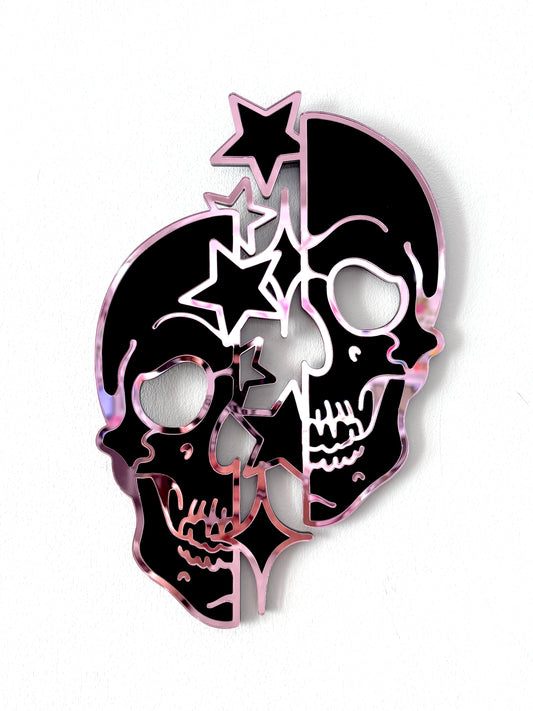 Skull with Stars Wall Hanging