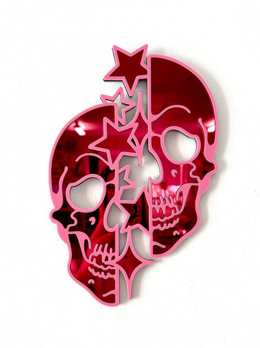 Skull with Stars Wall Hanging