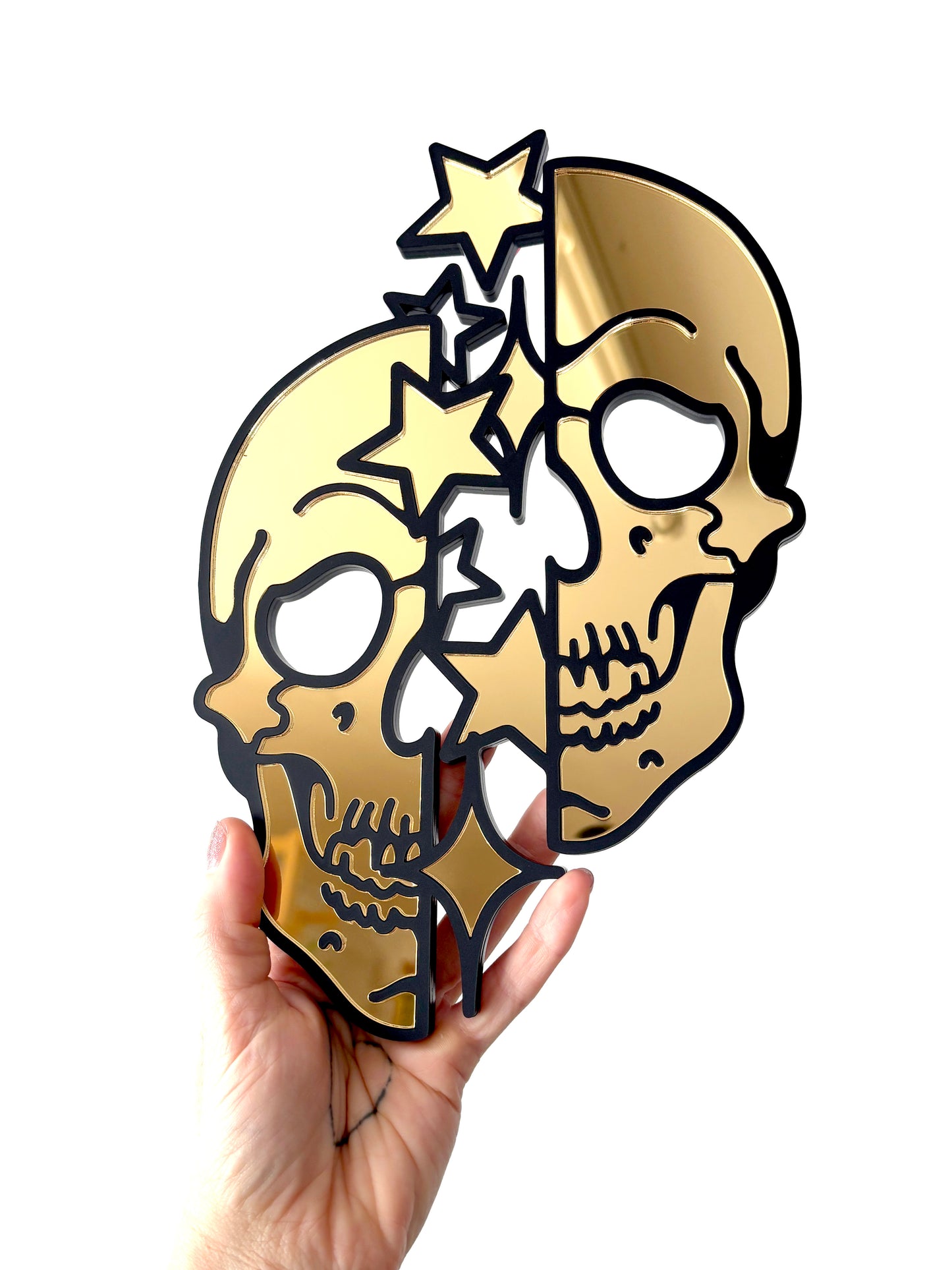 Skull with Stars Wall Hanging