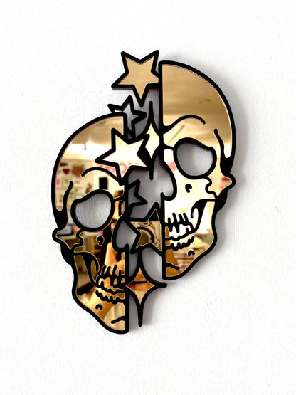 Skull with Stars Wall Hanging